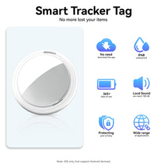 Daloben tracker attached to a keyring, making keys easy to find