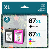 DAM Aila 67XL black cartridge front view for sharp text outcomes