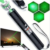 Damflew Green Laser Pointer with adjustable beam for precise spot to flood exposure