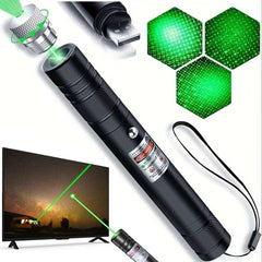 Damflew Green Laser Pointer with adjustable beam for precise spot to flood exposure
