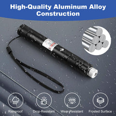 Damflew laser pointer with durable aluminum body and textured grip