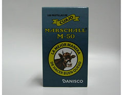 Danisco Marschall 50 coagulant tablets are scored for easy halves or quarters.
