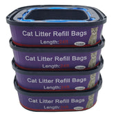 DANMBAQU Genie standard refill bags shown for odor control in busy homes.