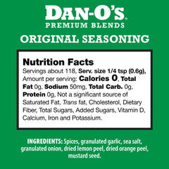 Pouring Dan-O's Original Seasoning to boost savory flavor.