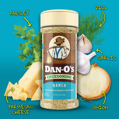 Dan-O's Ranch Cheesoning on fries adds a cheesy, garlicky lift