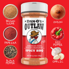 Dan-O's Outlaw Sweet Caribbean on chicken for island-inspired flavor