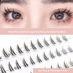 DAODER bottom lash clusters three thickness options for tailored volume