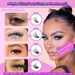 DAODER beginner-friendly lashes for easy at-home application.