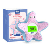 Dar Darouxiao baby bath thermometer in duck shape for playful, safe water temperature checks.