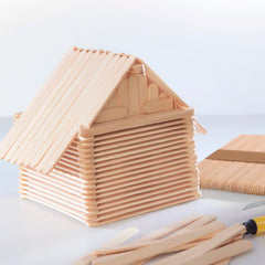 Darice sticks with rounded edges are kid-safe for hands-on crafts.