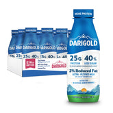 Darigold FIT bottle label highlights protein content and sugar reduction.