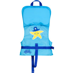 Dark Lightning Starfish life jacket buckle and strap close-up for secure fit