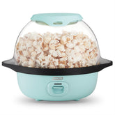 Dash SmartStore stirring popcorn maker with butter tray for melted butter and flavor