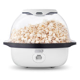 Dash SmartStore stirring popcorn maker on the counter, ready for a movie night.