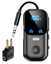 Daskmenbo Bluetooth 54 transmitter enabling wireless TV audio on the go
