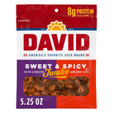 David jumbo seeds in packaging, a convenient twelve-pack snack.