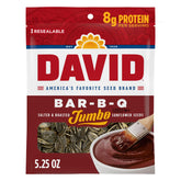 DAVID Seeds Bar-B-Q jumbo sunflower seeds 12-pack ready for group snacking