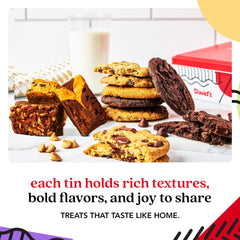 DAVID'S COOKIES chocolate chip brownies, rich and fudgy dessert option.