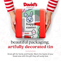 David's Cookies spring packaging enhances presentation for gifts and gatherings.