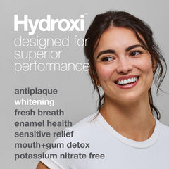 Davids Hydroxi minty brushing session delivering a refreshing clean mouthfeel