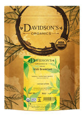 Davidson's Irish Breakfast bulk loose leaf tea offers bold flavor for energizing mornings.