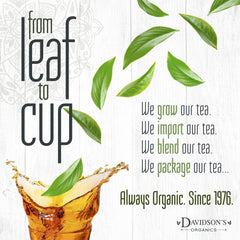 Davidson's Organics leaf-to-cup process showcases freshness