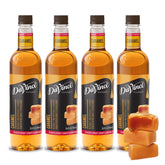 DaVinci Gourmet Classic Caramel Syrup bottle front boosts premium coffee flavor.