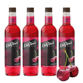 DaVinci Gourmet Classic Cherry Syrup bottle showcases authentic cherry flavor for beverages.