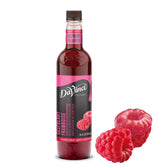 DaVinci Gourmet Classic Raspberry Syrup bottle highlighting bold berry flavor for coffees and cocktails.