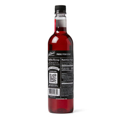 DaVinci Gourmet Prickly Pear Syrup being poured into a glass of beverage