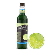 DaVinci Gourmet Sugar-Free Lime Syrup bottle delivering tart lime flavor without calories.