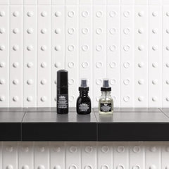 Davines OI Soufflé shine boost enhances light reflection for a radiant look.