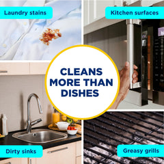 Dawn Platinum Powerwash suds activate on contact for quicker cleaning.