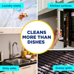 Dawn Powerwash spray on stovetop with fast suds for quick wipe