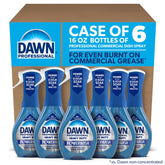 Dawn Pro Heavy Duty Powerwash bottle releasing foamy spray to tackle grease
