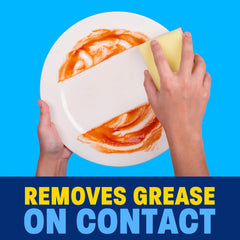 Dawn Ultra Original label closeup highlights grease-fighting power for tough messes.