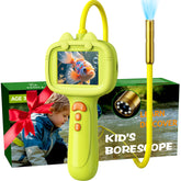 Daxiongmao borescope camera with light exploring 2.6ft flexible tube for kids’ curiosity.