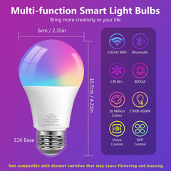 DAYBETTER bulb offers warm to cool white plus 16 million colors for ambiance.