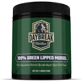 Daybreak Green Lipped Mussel Powder bottle for pet joint support.