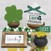 Dazonge Lucky Photo Frame Sign enhances festive table decor.