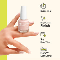 Dazzle Dry Nail Prep supports a longer-lasting manicure with minimal peeling.