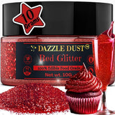 Dazzle Dust edible glitter cake decor adds shimmering sparkle to desserts