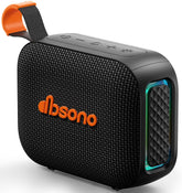 dbsono portable bluetooth speaker front view with powerful sound for outdoor adventures.