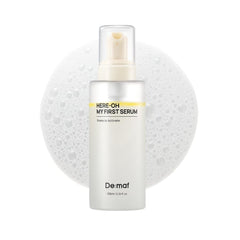 De:maf Here-Oh My First Hydrating Serum foaming texture for radiant skin