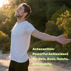 DEAL SUPPLEMENT Astaxanthin softgels closeup for easy swallowing