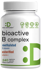 DEAL SUPPLEMENT Bioactive Vitamin B Complex bottle front showing high potency formula for daily nutrition