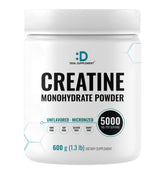 DEAL SUPPLEMENT creatine bottle front shows clear branding for quick pre workout use.