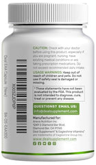 DEAL SUPPLEMENT EAA bottle label detail revealing non-GMO and gluten-free features