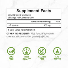 DEAL SUPPLEMENT L-Theanine capsules closeup highlights easy, consistent daily dosing.