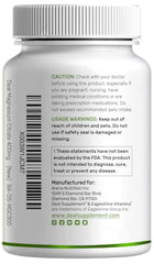 Close-up of DEAL SUPPLEMENT Magnesium Citrate capsules highlighting chelated, highly absorbable formula.